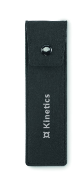 Logo trade promotional merchandise picture of: RPET felt pencil case