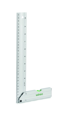Logo trade corporate gift photo of: Aluminium level ruler 30 cm