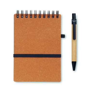 Logo trade promotional items picture of: Recycled notebook with ball pen