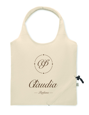 Logo trade promotional gifts image of: Foldable shopping bag 140 gr/m²