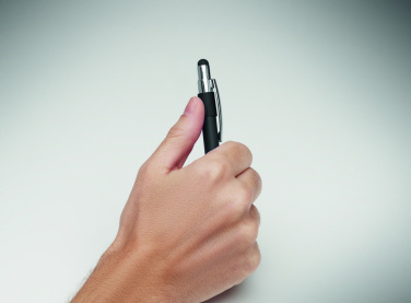 Logo trade advertising products image of: Stylus spinner pen