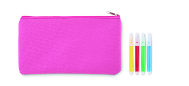 Logo trade promotional products image of: Pencil case with markers