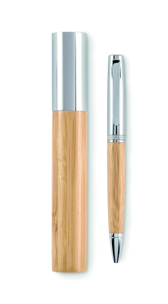 Logo trade promotional merchandise photo of: Metal twist ball pen in tube