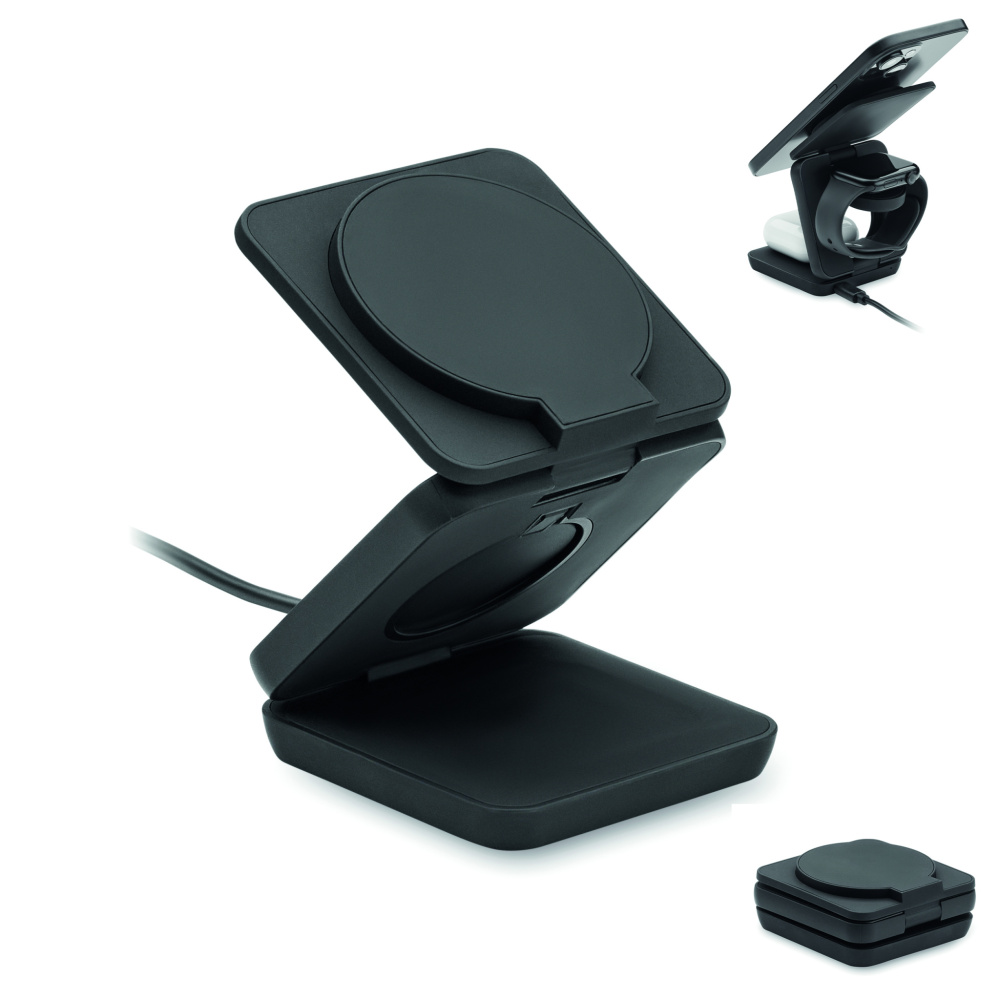 Logotrade promotional gifts photo of: 3in1 foldable charging station