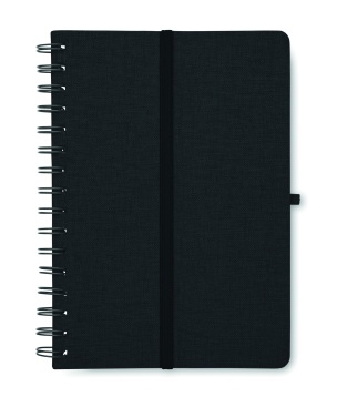 Logo trade promotional product photo of: A5 notebook with phone holder