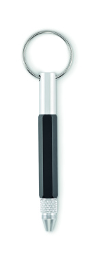 Logo trade promotional gifts image of: Key ring with twist action pen