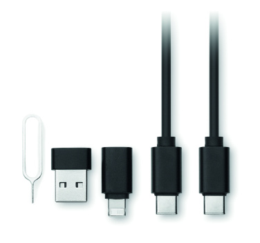 Logotrade promotional merchandise image of: 4 in 1 cable connector set 15W
