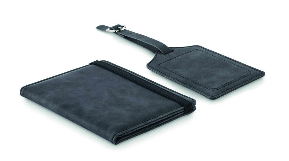Logotrade promotional giveaways photo of: Passport and luggage tag set