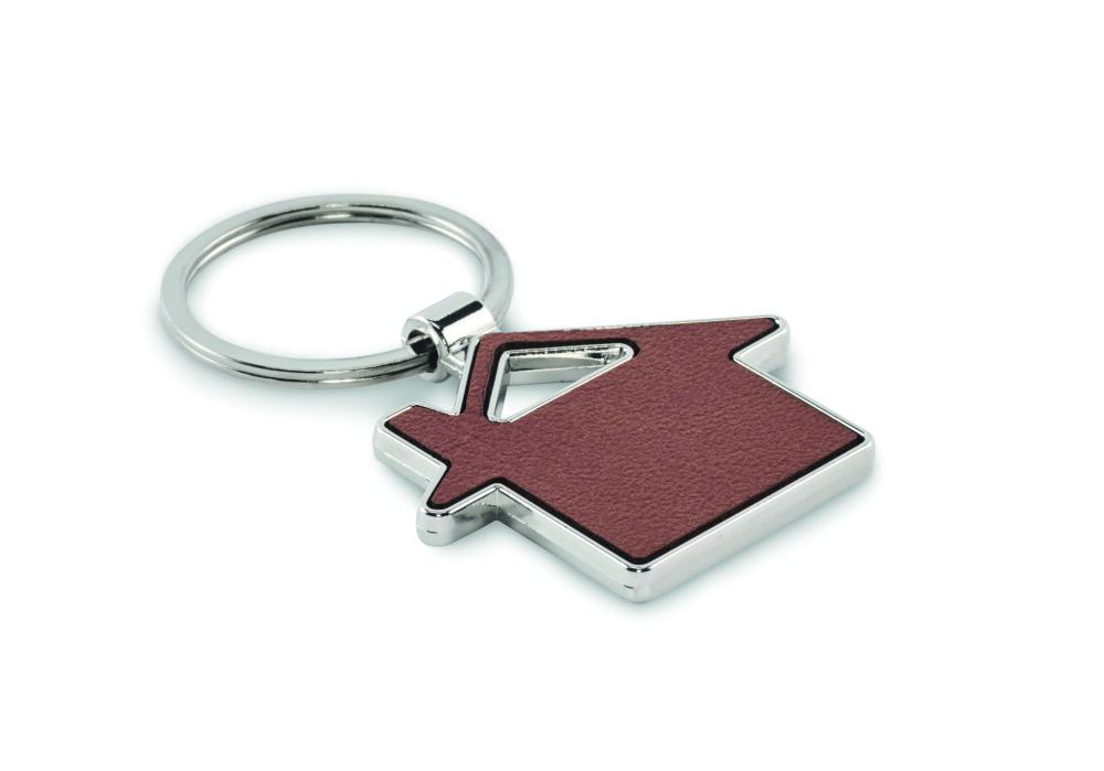 Logotrade promotional gift image of: House shaped key ring
