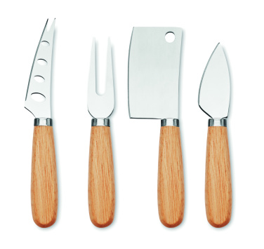 Logotrade promotional gifts photo of: Set of 4 cheese knives