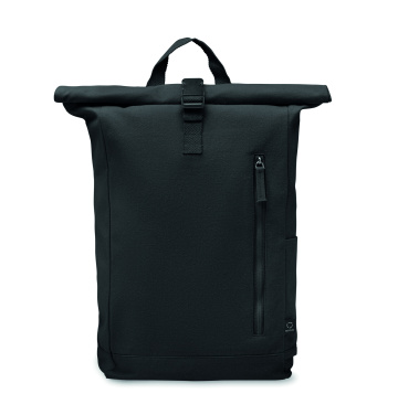 Logo trade advertising product photo of: Roll top backpack 390 gr/m²