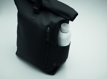 Logo trade advertising products image of: Roll top backpack 390 gr/m²