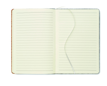 Logo trade advertising product photo of: A5 RPET cork notebook