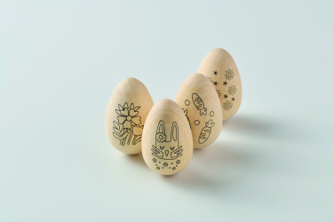 Logotrade business gifts photo of: Wooden eggs painting set
