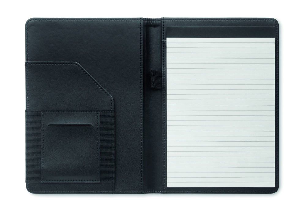 Logo trade corporate gifts picture of: A5 portfolio 300D RPET