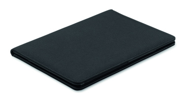 Logo trade promotional merchandise image of: A5 portfolio 300D RPET