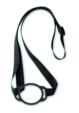 Logotrade corporate gift picture of: Lanyard with cup holder 6cm