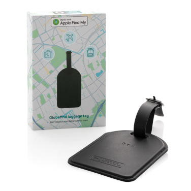 Logotrade promotional product image of: Globetrack RCSrPolyester luggage tag with worldwide locating