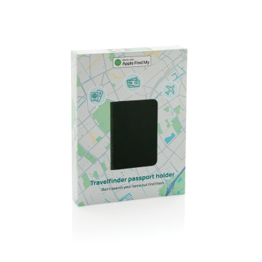 Logo trade promotional product photo of: Trackmate RCS rpolyester passport holder worldwide locating