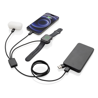 Logo trade promotional items picture of: Terra RCS rPET 6-in-1 charging cable with watch charger