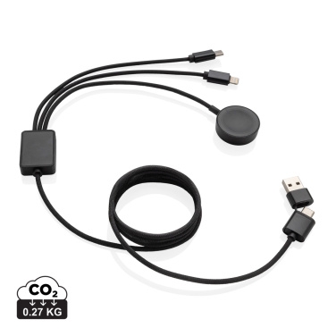 Logo trade promotional items picture of: Terra RCS rPET 6-in-1 charging cable with watch charger