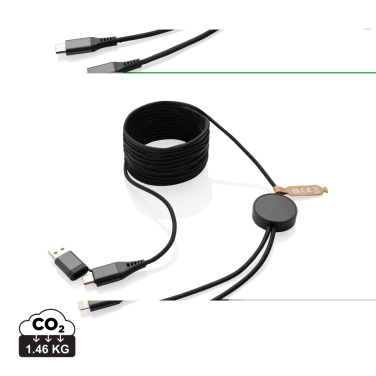 Logotrade advertising products photo of: Terra RCS recycled PET 3 meter  4-in-1 cable