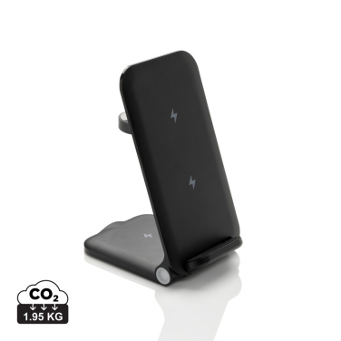 Logotrade promotional gift picture of: Powerpal 3 in 1 RCS recycled plastic 15W charger