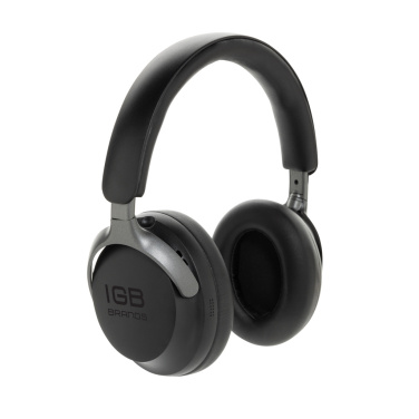 Logo trade promotional giveaways image of: Soundpro RCS recycled plastic ANC headphone