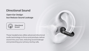 Logo trade promotional gifts picture of: Urban Vitamin Long Beach ENC rplastic wireless earbuds