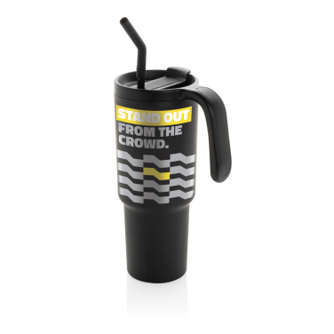 Logo trade promotional giveaways picture of: Graphic 360 RCS certified recycled steel tumbler 900ml