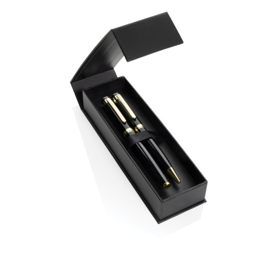 Logotrade promotional gift image of: Swiss Peak Luca RCS recycled brass deluxe pen set