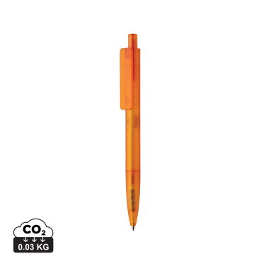 Logotrade promotional merchandise picture of: X3 GRS recycled PC plastic pen frosted