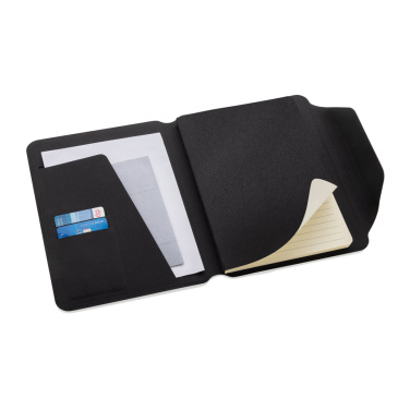 Logotrade promotional merchandise image of: Teri AWARE™ RPET and walnut A5 portfolio