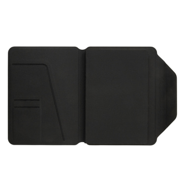 Logotrade promotional merchandise image of: Teri AWARE™ RPET and walnut A5 portfolio