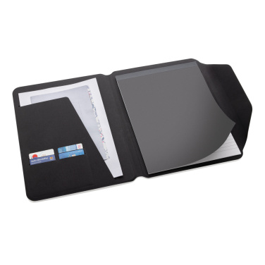 Logotrade promotional merchandise image of: Teri AWARE™ RPET and walnut A4 portfolio