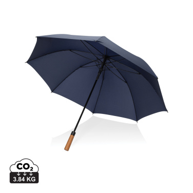 Logo trade promotional products image of: Tony  Aware™ RPET 30 inch acacia auto open umbrella