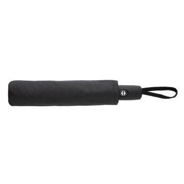 Logo trade corporate gifts image of: Swiss Peak Vito Aware™ RPET 21 inch auto open/close umbrella