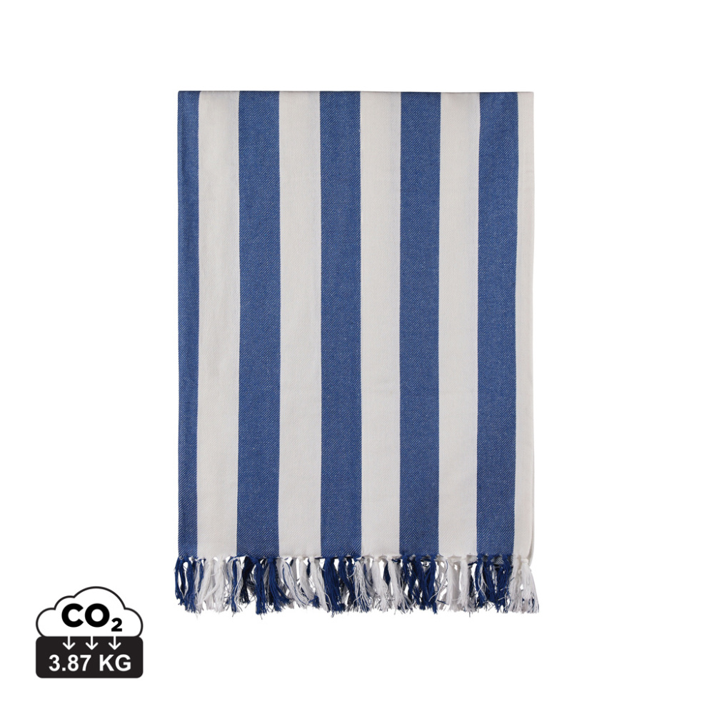 Logo trade promotional products picture of: VINGA Ornos GRS recycled cotton hammam towel