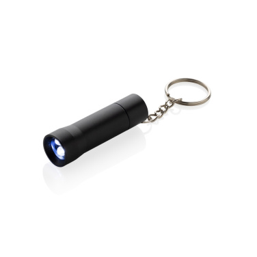 Logo trade promotional merchandise picture of: Flash RCS recycled aluminium keychain torch