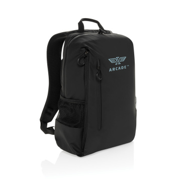 Logo trade promotional items picture of: Lima Aware™ RPET water resistant 15.6 laptop backpack