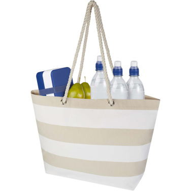 Logotrade business gifts photo of: Florida 270 g/m² GRS recycled beach tote bag 18L