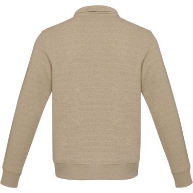 Logo trade promotional gifts image of: Tin unisex Aware™ recycled quarter zip sweater 