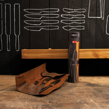 Logo trade promotional items picture of: BOSKA Cheese Knife Set Monaco+ Black