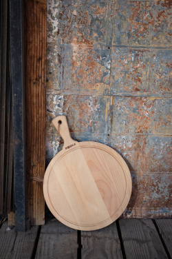 Logo trade promotional merchandise picture of: BOSKA Serving Board Round Amigo L