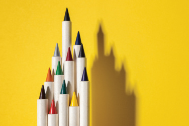 Logo trade promotional items image of: Micki GRS infinity 12pc coloring pencil set