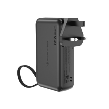 Logo trade business gift photo of: Urban Vitamin Eureka hybrid GANcharger 10000mah powerbank65W