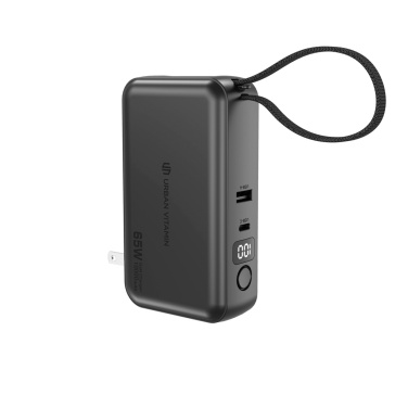 Logotrade promotional merchandise picture of: Urban Vitamin Eureka hybrid GANcharger 10000mah powerbank65W