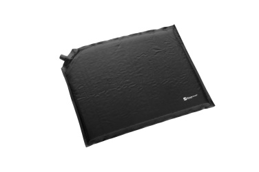 Logo trade promotional products picture of: Inflatable cushion ANTERO Schwarzwolf