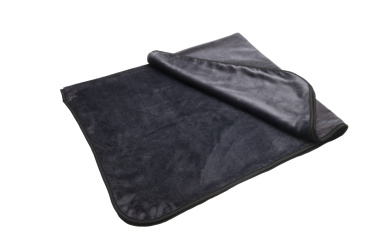 Logotrade promotional merchandise picture of: Blanket and pillow 2 in 1 AMIATA Schwarzwolf