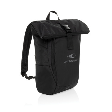 Logo trade promotional item photo of: Swiss Peak Aware™ RPET Leonard 15.6 inch laptop backpack